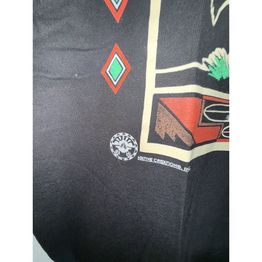1992 Melvin Bainbridge Native Creations Buffalo T-shirt Southwestern VTG NEW Q - Picture 3 of 6